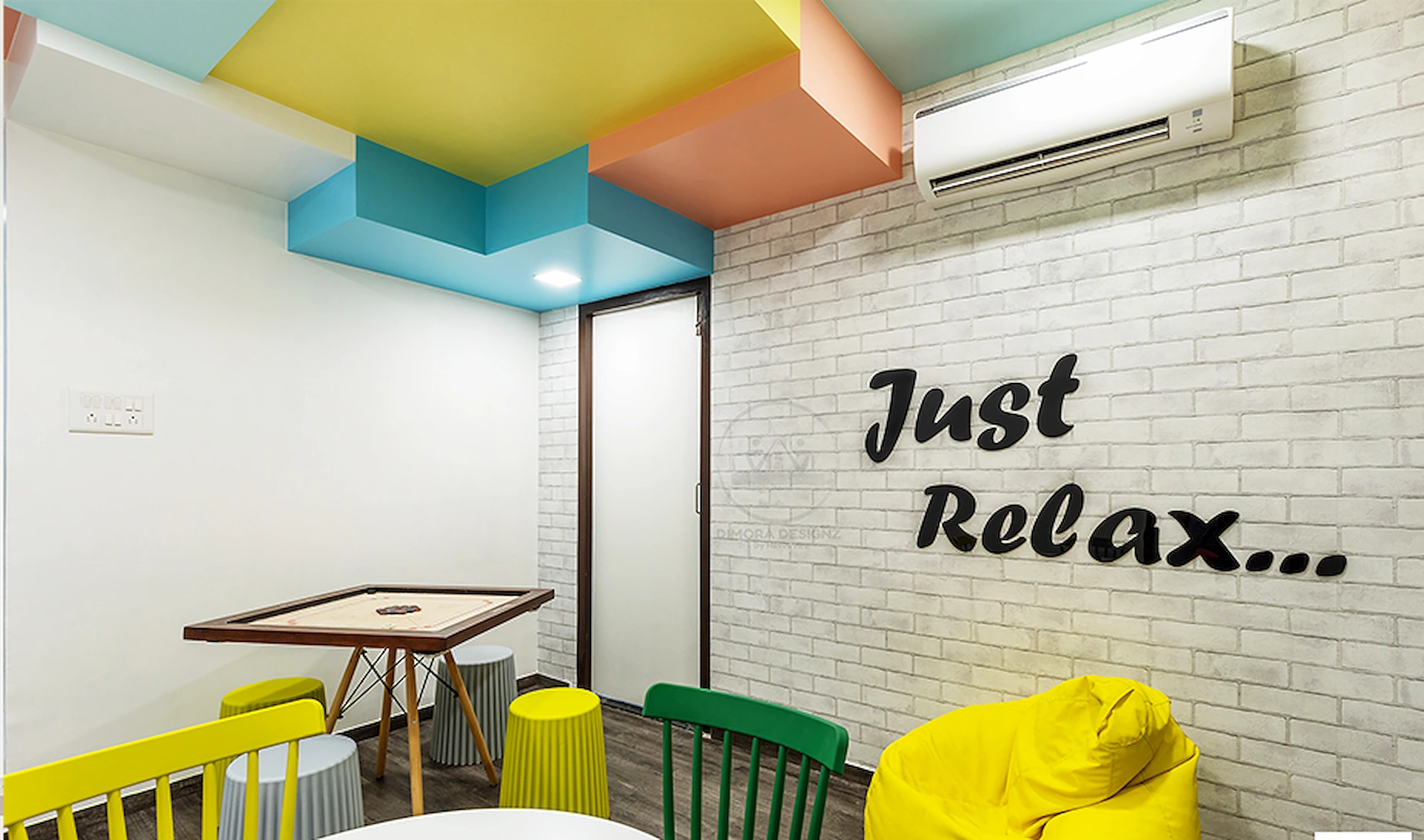 Recreational Space — Infidigit, corporate office in Mumbai by Dimora Designz